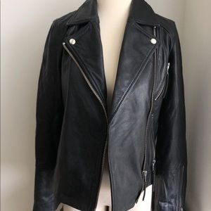 TopShop Faux Leather Jacket with Satin Lining